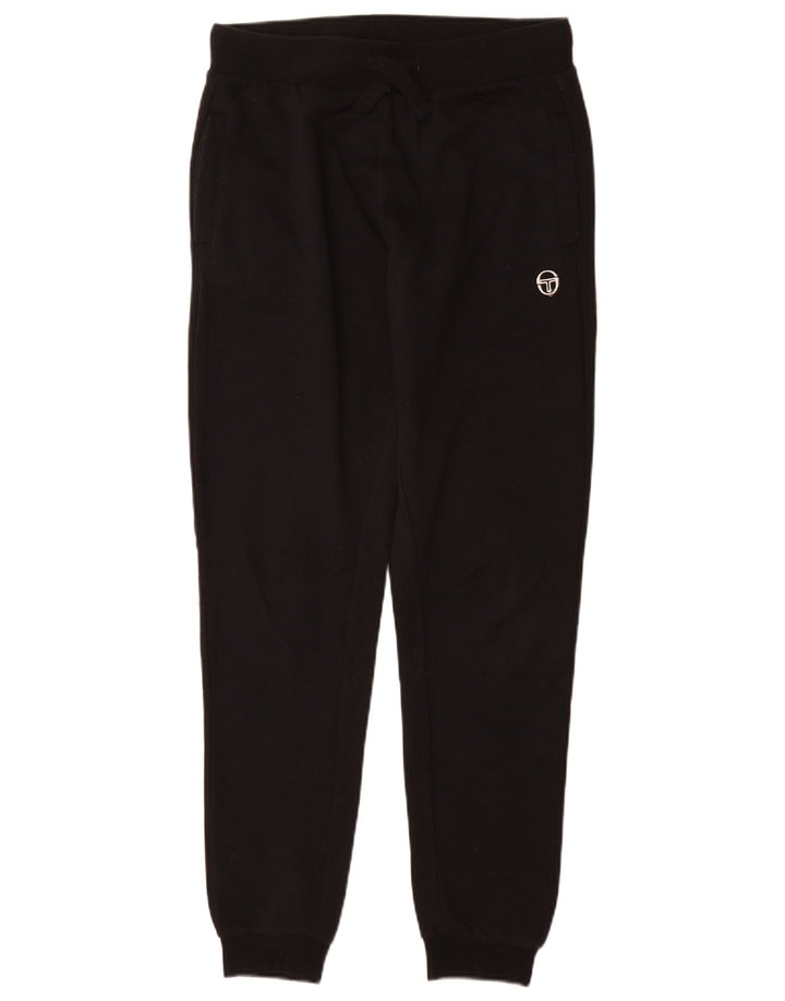 Мужские спортивные брюки Sergio Tacchini, джоггеры, средний черный, хлопок