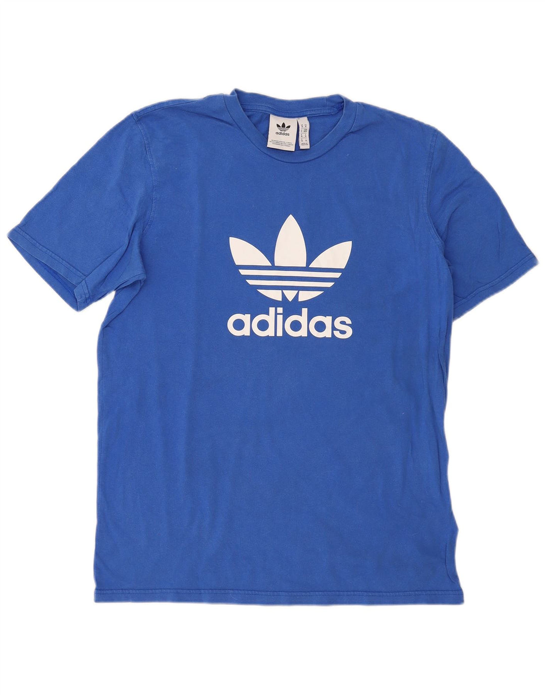 Мужская футболка с рисунком Adidas Top Medium Blue Cotton