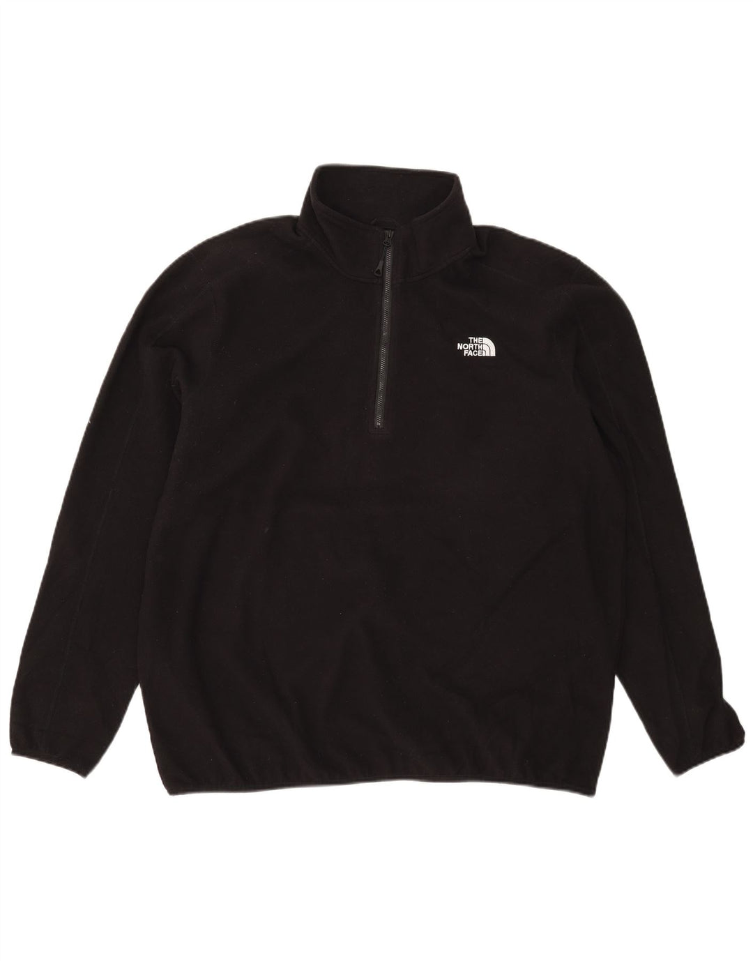 Мужской флисовый джемпер с воротником на молнии The North Face 2XL, черный полиэстер