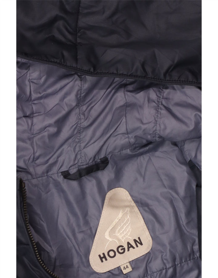 HOGAN Женский бомбер с капюшоном IT 44 Medium Navy Blue