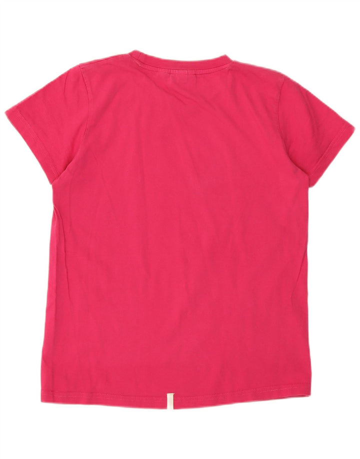 Женская футболка с рисунком Puma Top UK 12, средний розовый