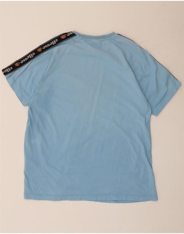 Мужская футболка Ellesse с рисунком, большой синий цвет, хлопок