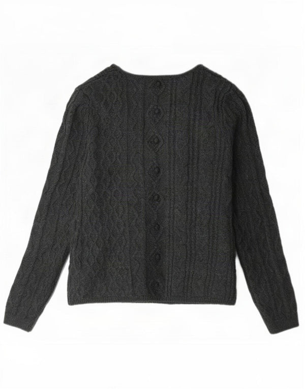 Женский кардиган Zara UK 14, большой серый цвет