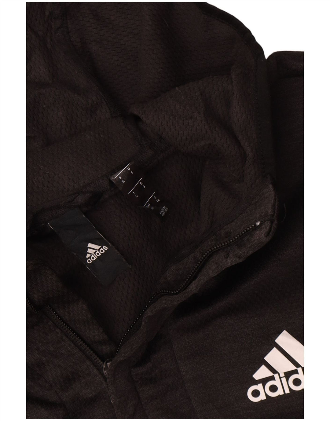 Мужской спортивный костюм Adidas с капюшоном, верхняя куртка, маленький серый полиэстер