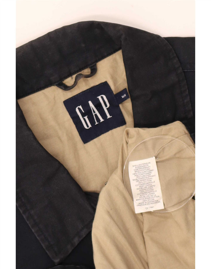 Мужская куртка-бомбер Gap UK 38, средний темно-синий хлопок