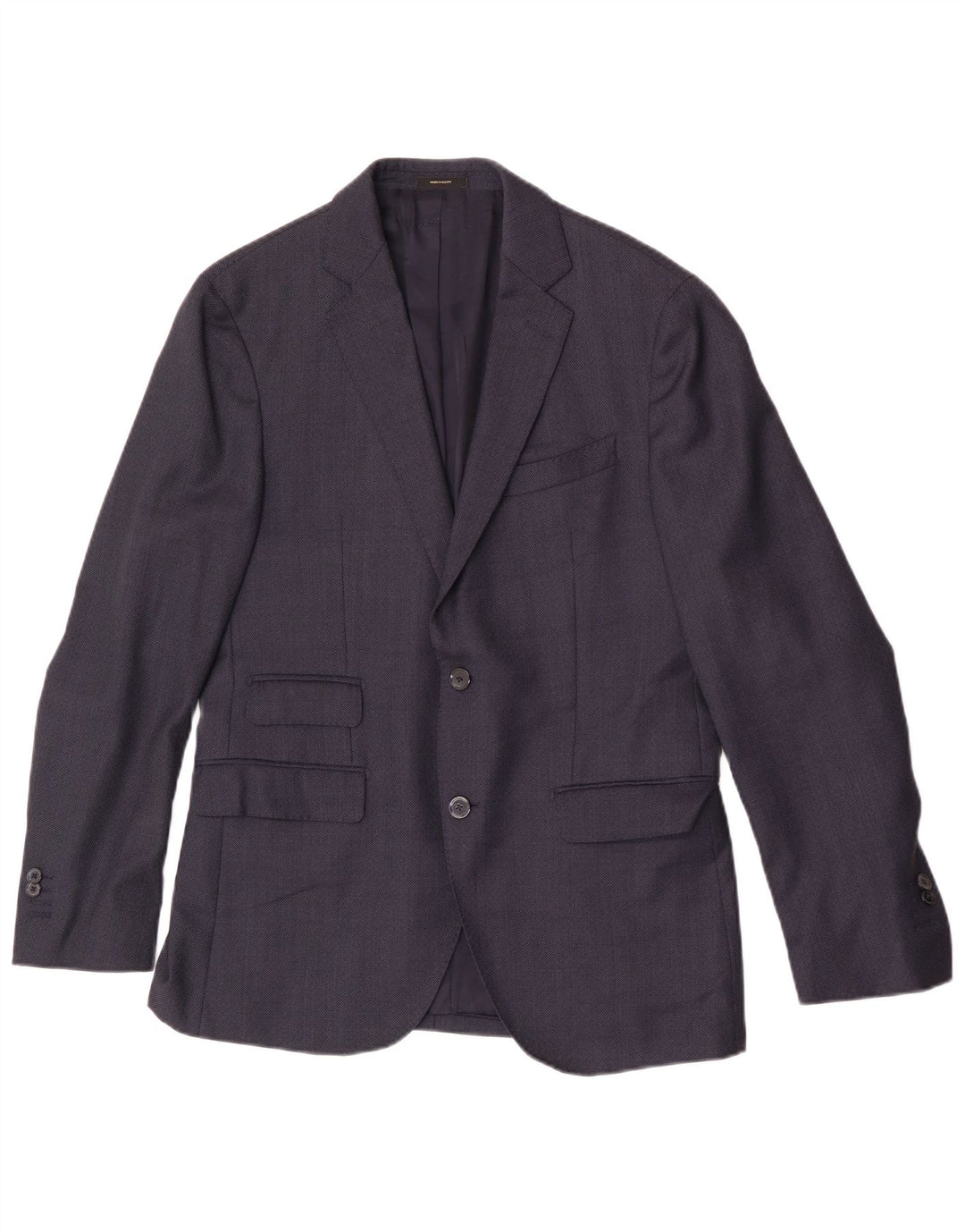 Мужской пиджак с 2 пуговицами Massimo Dutti EU 50, средний темно-синий