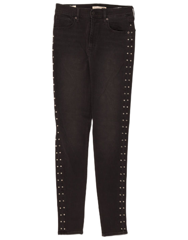 Женские джинсы суперскинни Levi's Mile High W29 L32, черный хлопок