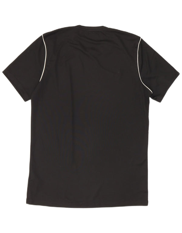 Мужская футболка Nike Dri Fit, средний черный полиэстер