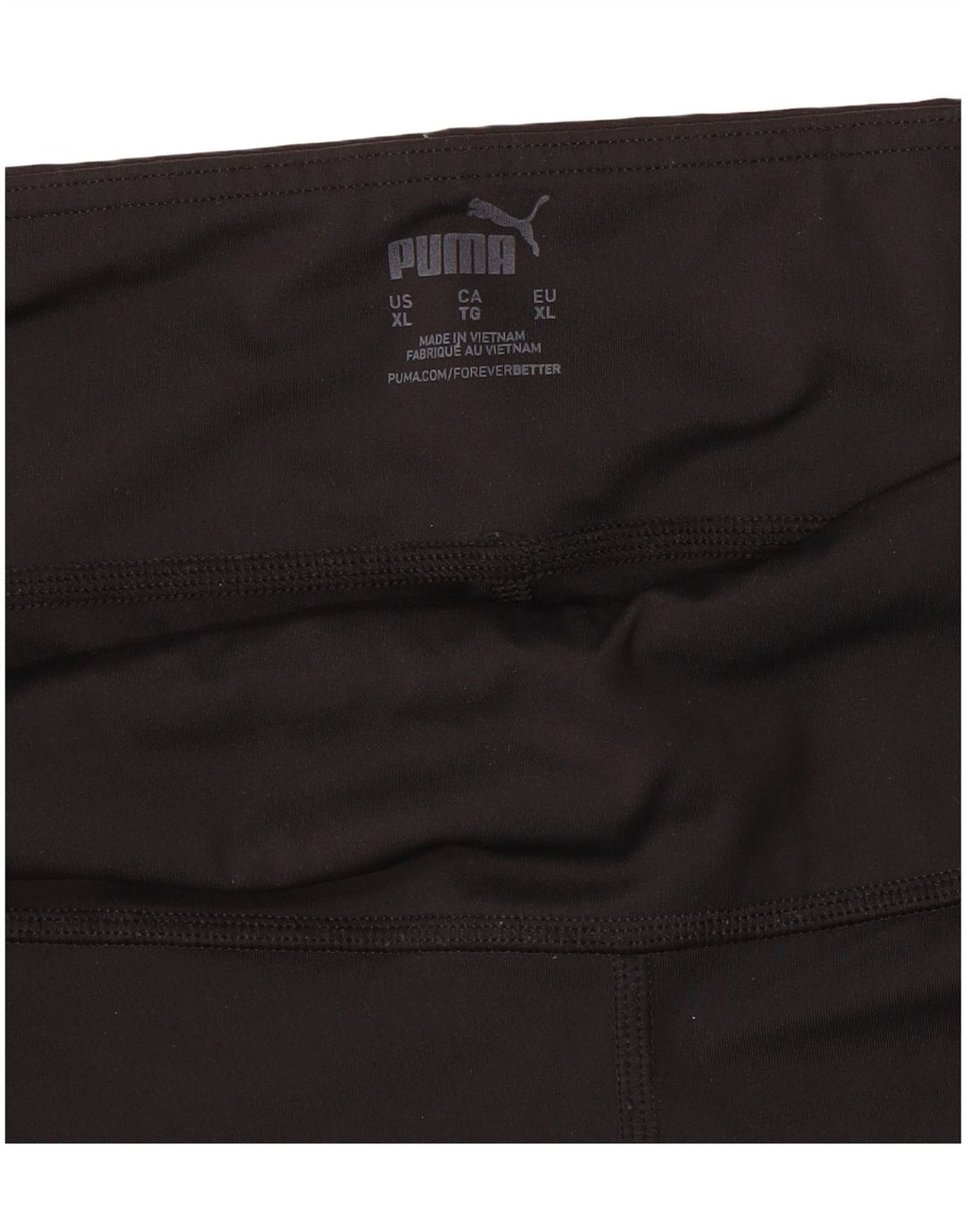 Женские леггинсы Puma UK 18 XL, черные с цветными блоками