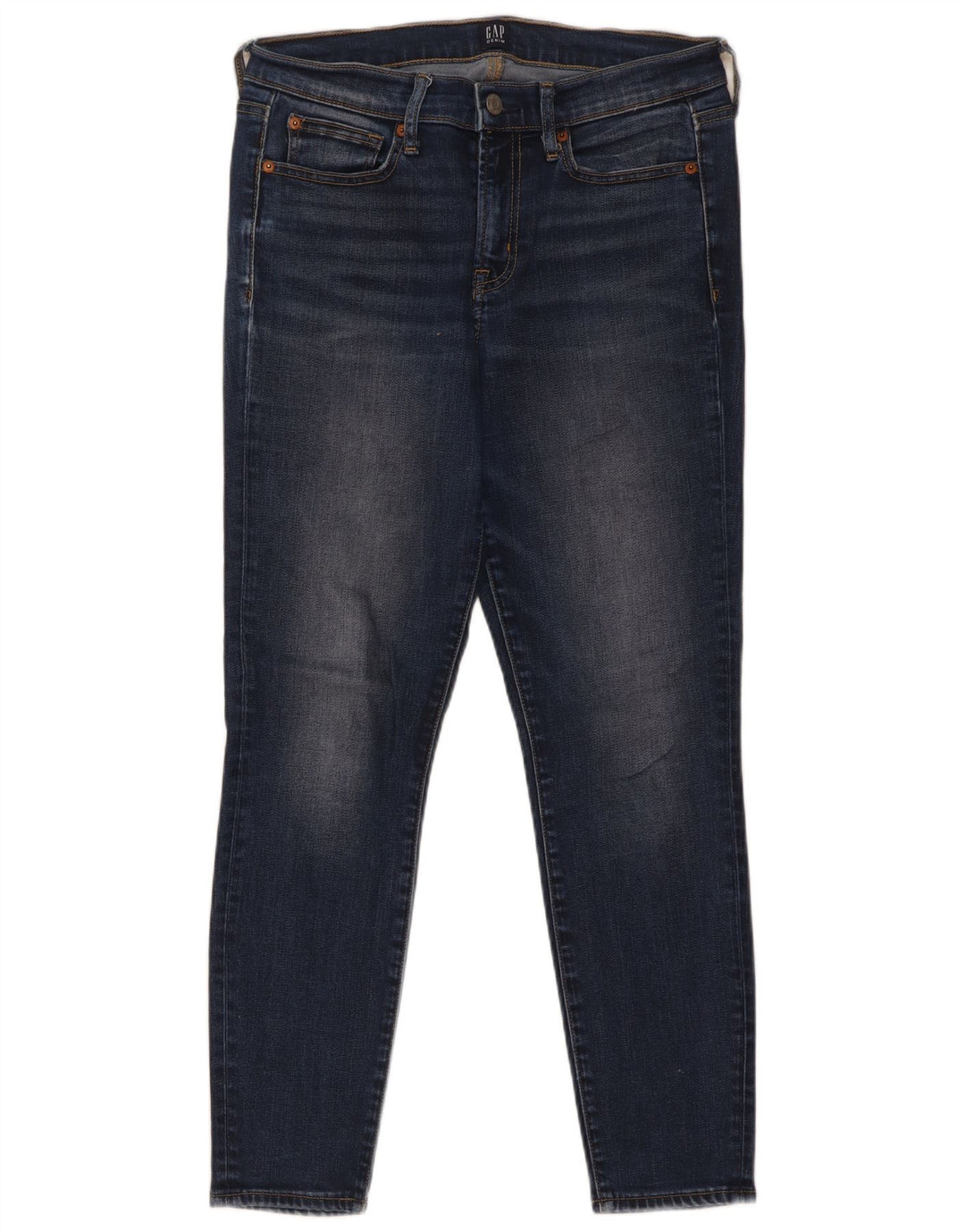 Женские джинсы скинни Gap EU 38 Medium W30 L28 Синие, лиоцелл