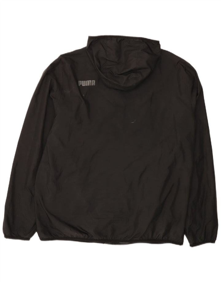 Мужская дождевик с капюшоном Puma UK 18 XL, черный полиэстер