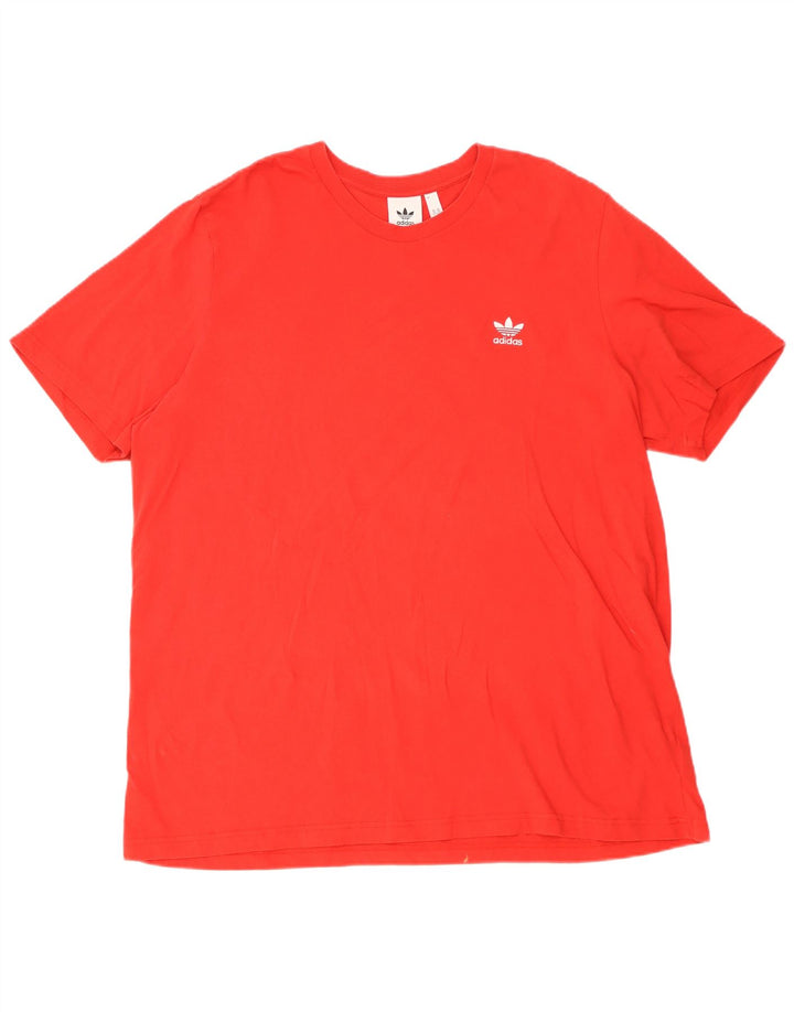 Мужская футболка Adidas Top 2XL Красный Хлопок