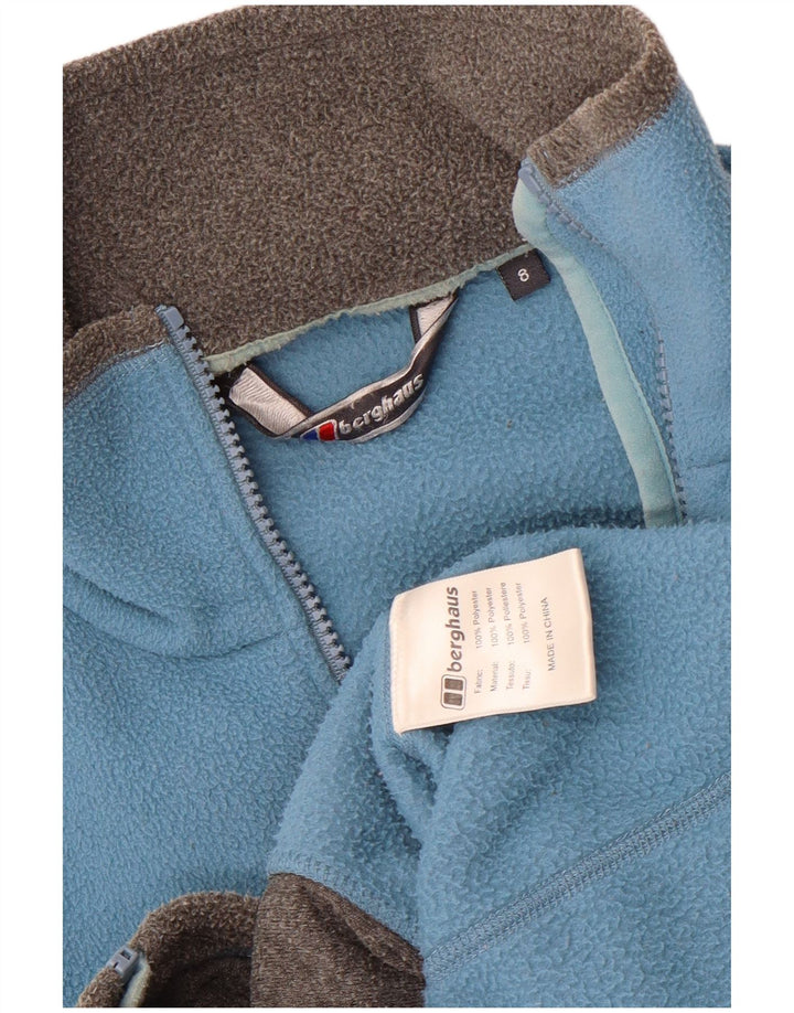 Женская флисовая куртка оверсайз Berghaus UK 8, маленький синий полиэстер
