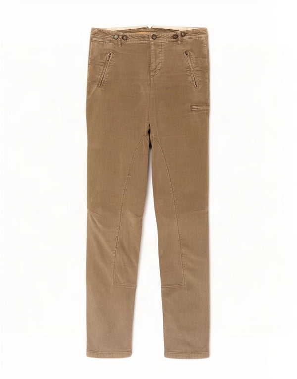 Женские узкие брюки-чиносы Massimo Dutti EU 36 XS W26 L32, бежевый хлопок