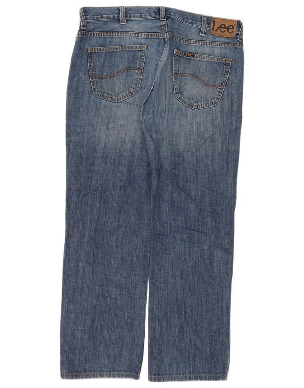 Мужские прямые джинсы Lee Seattle W38 L30, синий хлопок