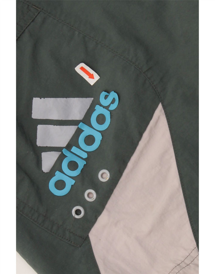 Мужские шорты для плавания Adidas, средний цвет хаки, полиамид с цветными блоками