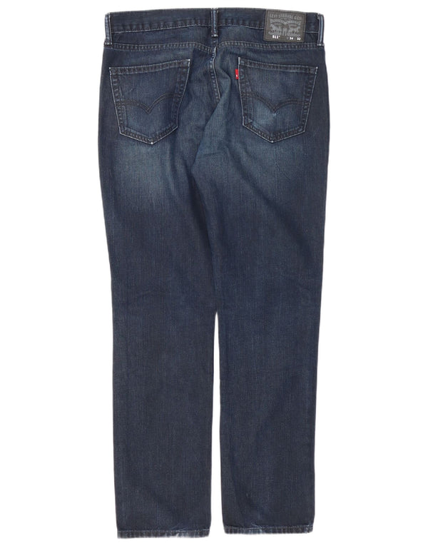 Мужские джинсы Levi's 511 Slim W34 L32 Темно-синие, хлопок