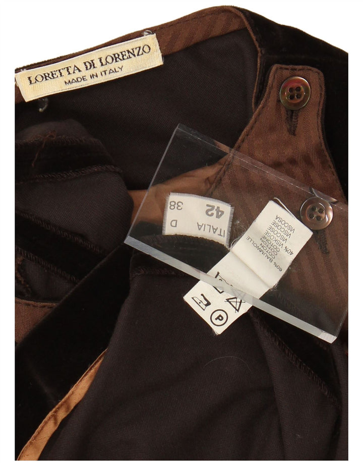 LORETTA DI LORENZO Женское платье прямого кроя с рукавом 3/4 IT 42 Средний черный