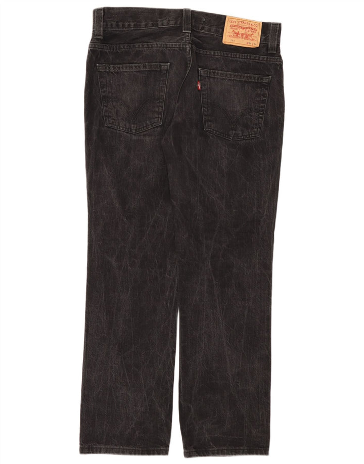 Мужские джинсы Levi's 511 Slim W34 L34, черный хлопок