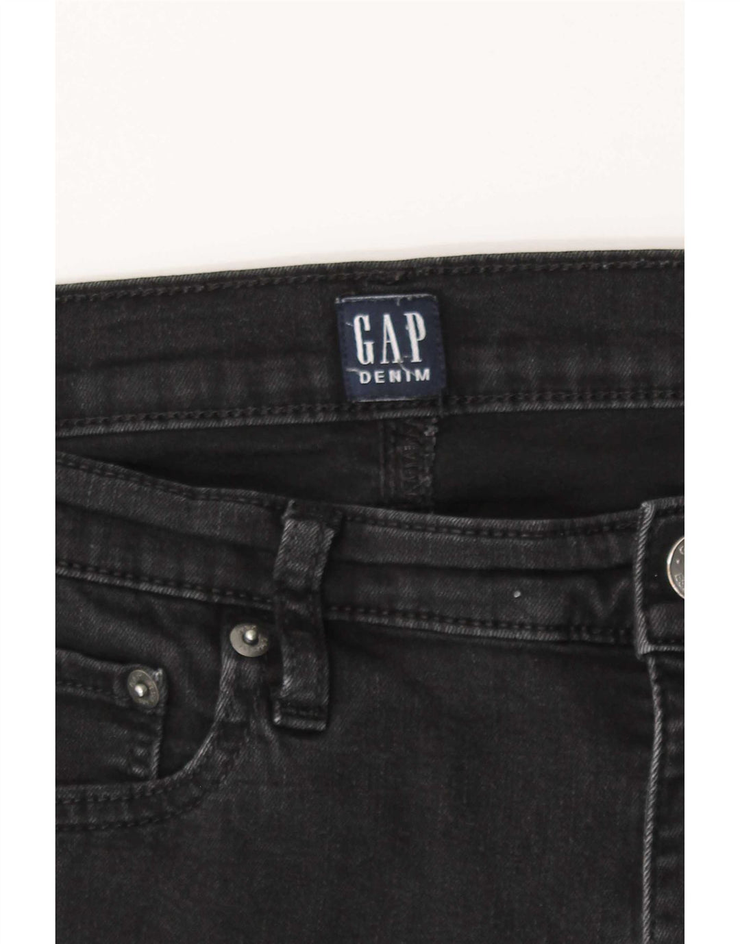 Женские прямые джинсы Gap W31 L30, черный хлопок