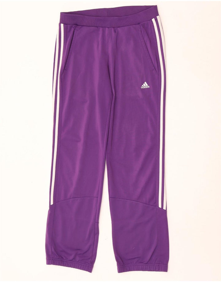 Женские спортивные брюки Adidas UK 8/10, маленький фиолетовый, полиэстер