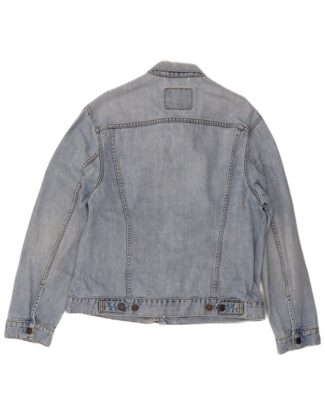 Мужская джинсовая куртка Levi's UK 40, большая синяя, хлопок