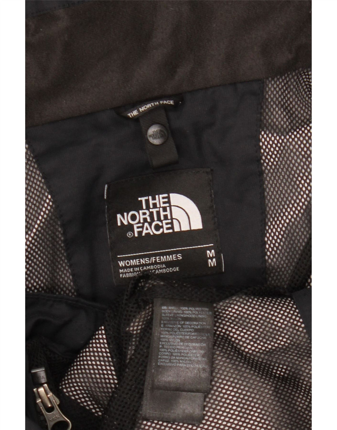 Женская дождевик с капюшоном The North Face Dryvent UK 14, средний черный