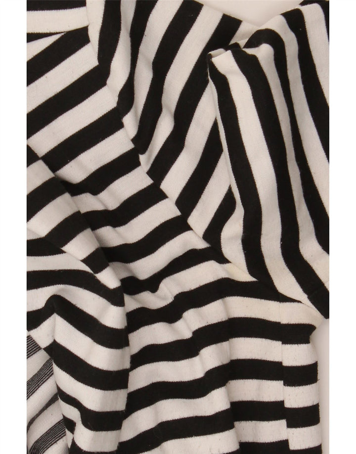 Женский кардиган Marks & Spencer UK 8, маленький полиэстер в черную полоску