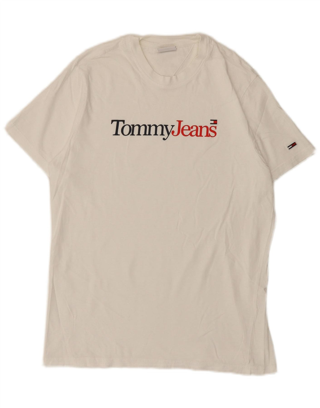 Мужская футболка с рисунком Tommy Hilfiger, маленький белый