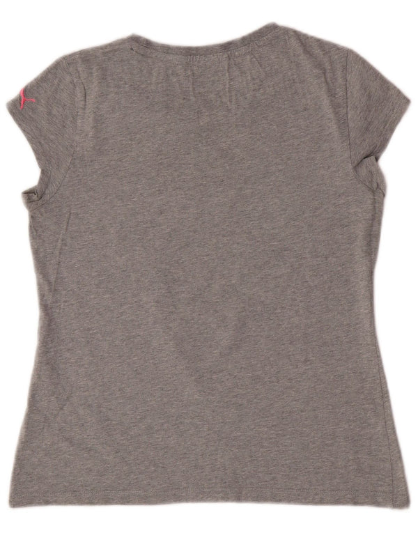 Женская футболка с рисунком Puma Top UK 14 Medium Grey
