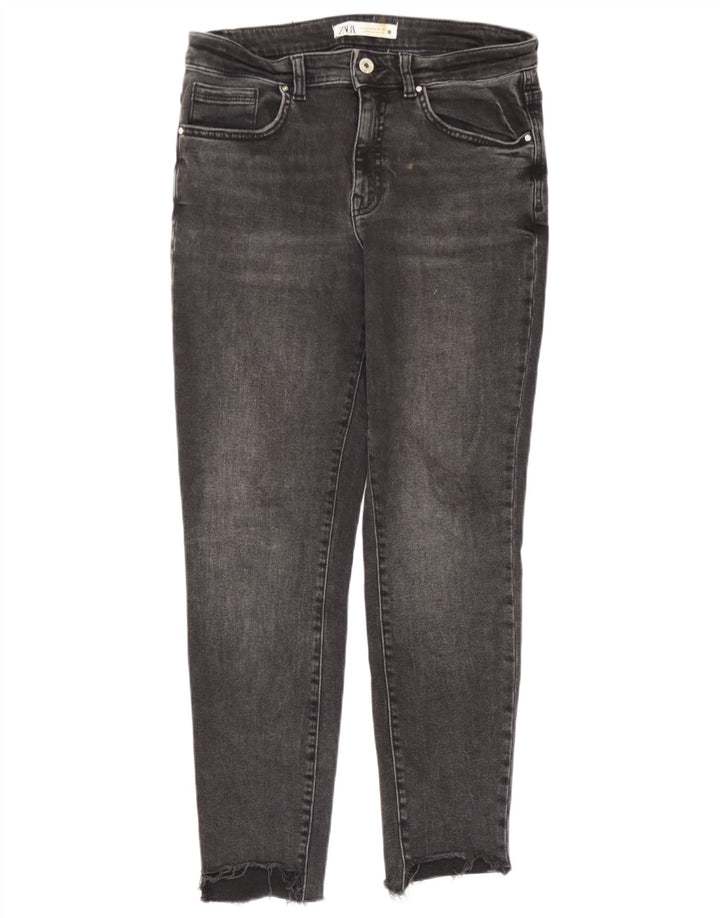Женские узкие джинсы Zara EU 42, большие W32 L26, серые