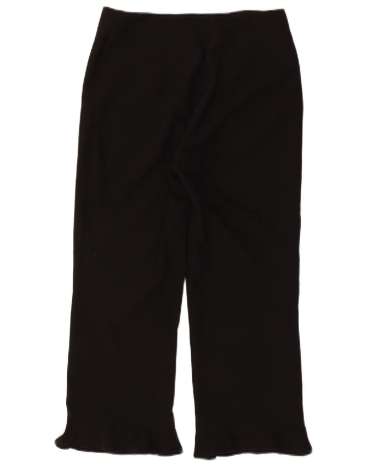 Женские брюки-капри Topshop UK 8, маленькие W27 L22, черные, полиэстер