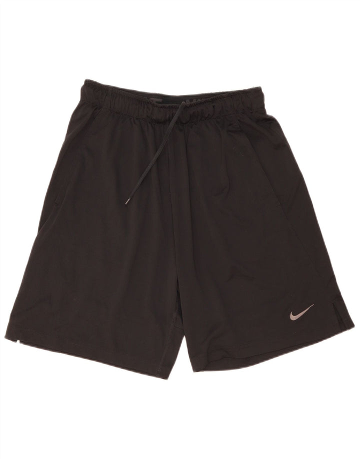 Мужские спортивные шорты Nike Dri Fit, средний черный полиэстер