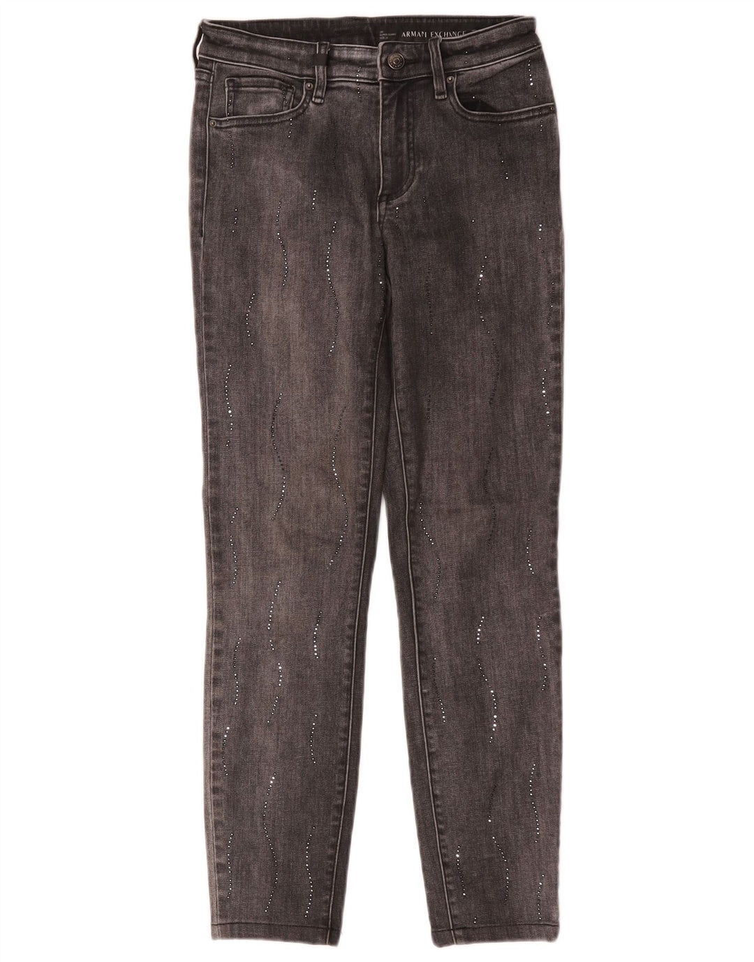 Женские джинсы суперскинни Armani Exchange W25 L26 серые