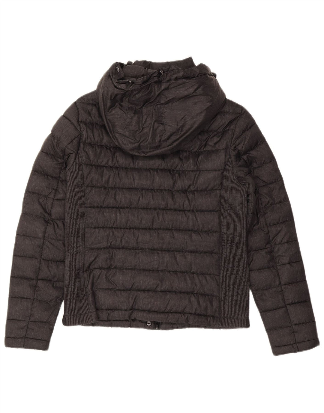 Утепленная куртка с капюшоном Superdry для девочек 15–16 лет, большой серый полиэстер