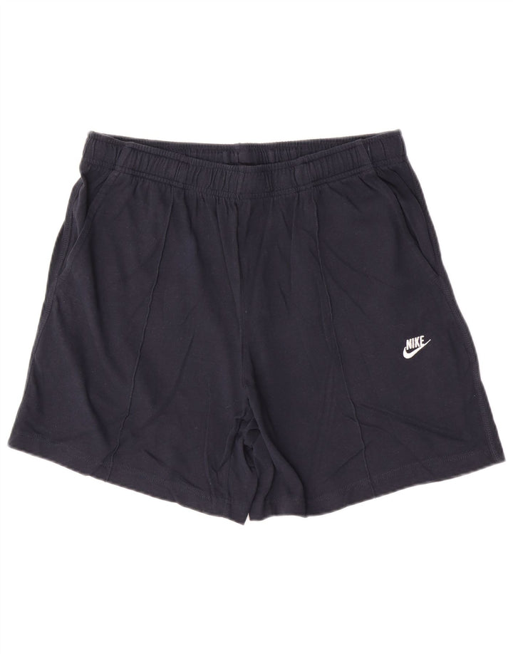 Мужские спортивные шорты Nike XL темно-синие, хлопок