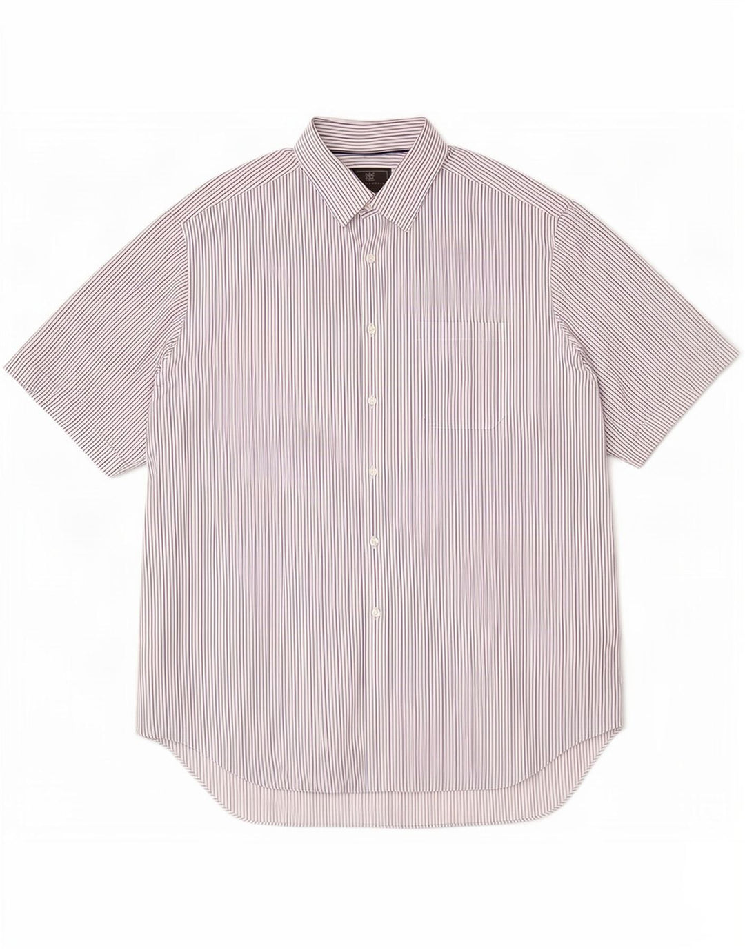 Мужская рубашка с коротким рукавом Marks & Spencer, размер 17 1/2 44/45 XL, белая