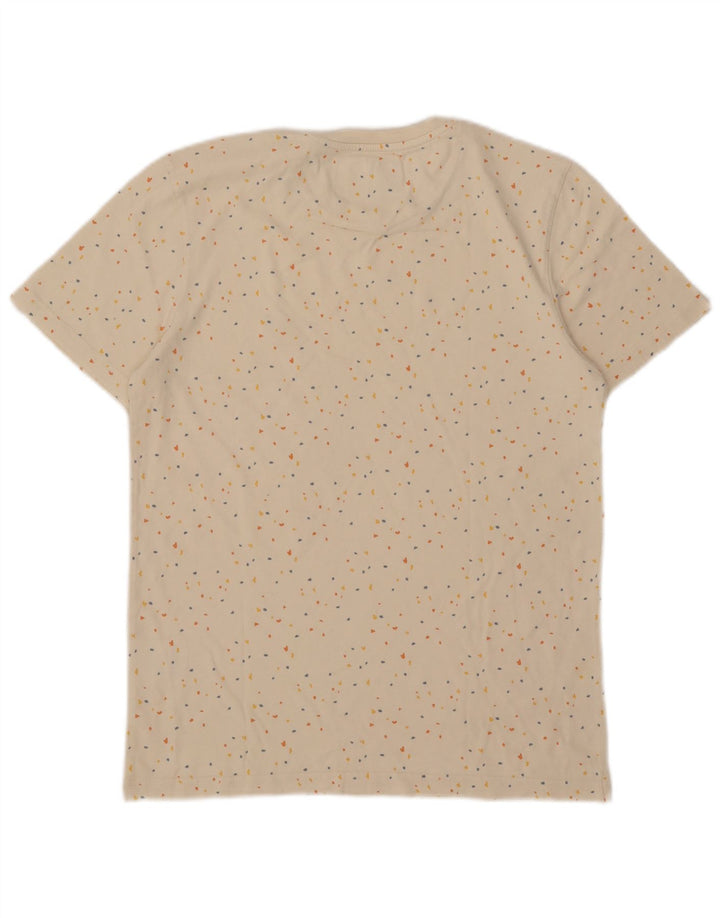 Мужская футболка Lyle & Scott среднего размера из хлопка с белыми пятнами