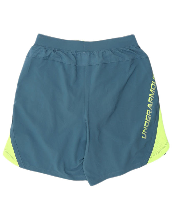 Мужские спортивные шорты Under Armour, средний синий, полиэстер с цветными блоками