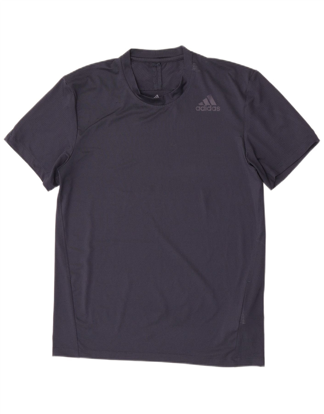 Adidas Mens Aeroready Футболка Верх Среднего Темно-Синего Полиэстера