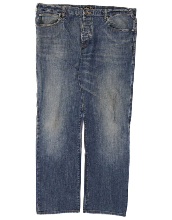 Мужские прямые джинсы Armani W36 L30 синие, хлопок