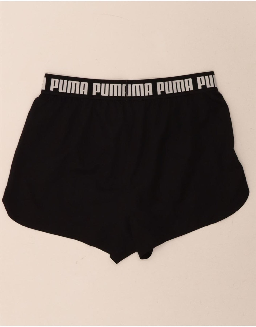 PUMA Womens Graphic Sport Shorts UK 18 XL Black Polyester Vintage Puma and Second-Hand Puma from Messina Hembry 