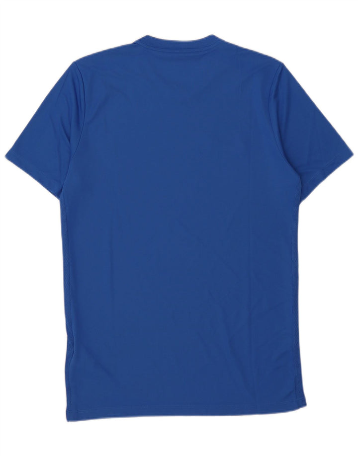 Мужская футболка Nike Dri Fit с графикой, верх, средний синий полиэстер