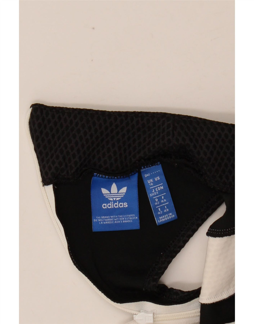 Женское облегающее платье ADIDAS с графическим рисунком UK 16, большое белое цветные блоки