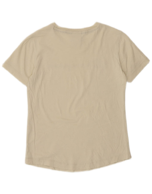 Женская футболка с рисунком Champion UK 10, маленькая, белого цвета