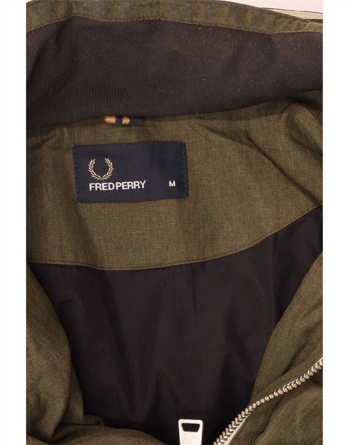 Мужская утепленная куртка с капюшоном Fred Perry UK 38, средний хаки