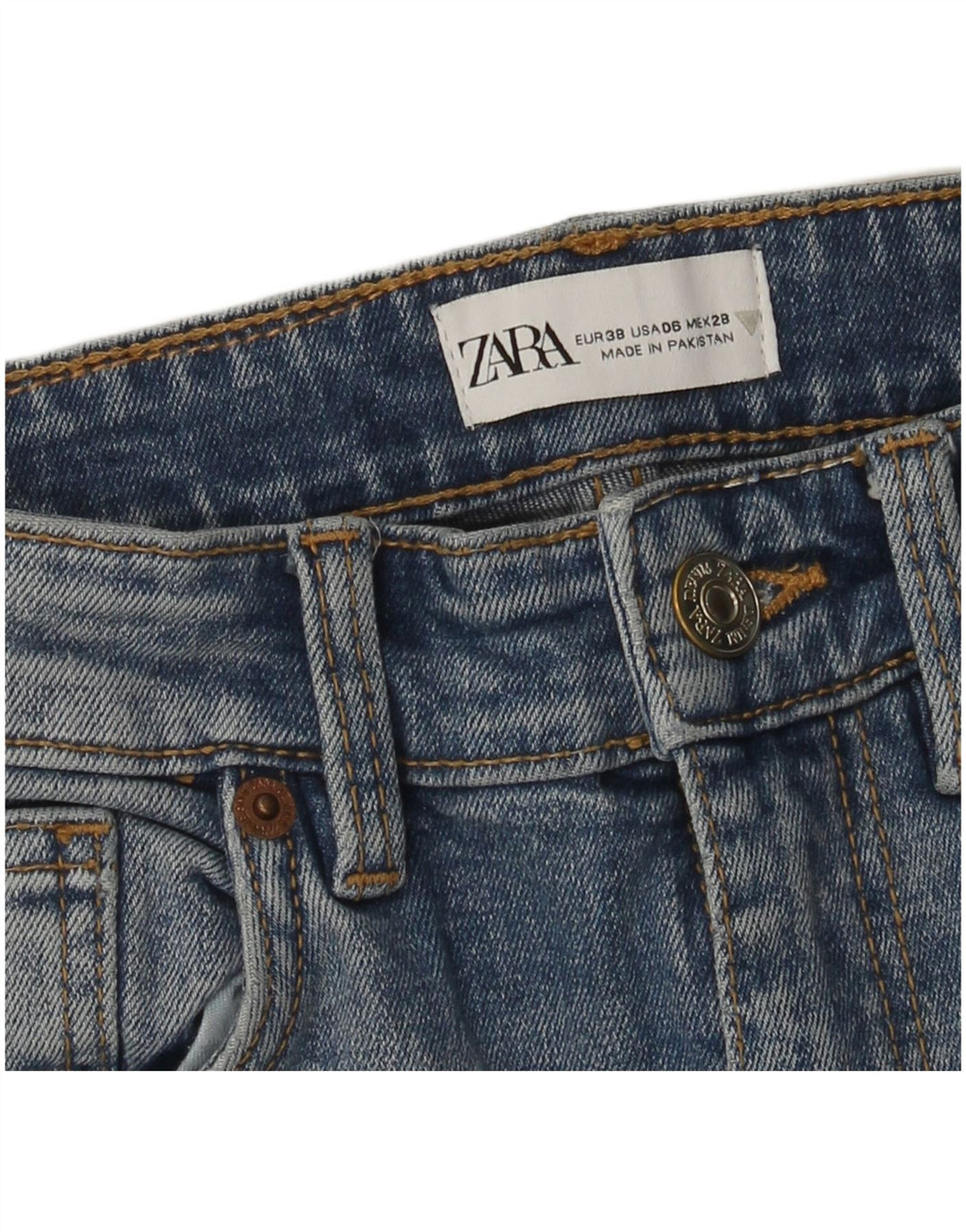 Женские джинсы Bootcut Zara EU 38 Small W28 L26 Синие