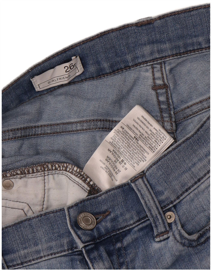 Женские узкие джинсы Gap Girlfriend W26 L29, синие хлопковые