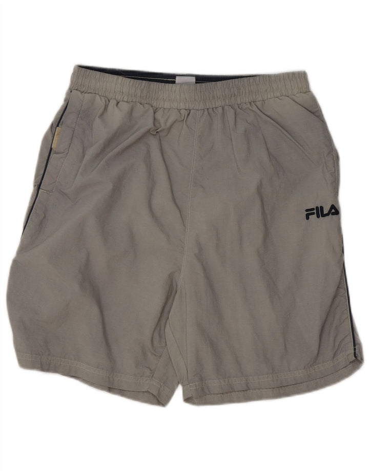FILA Mens Swimming Shorts Small Grey