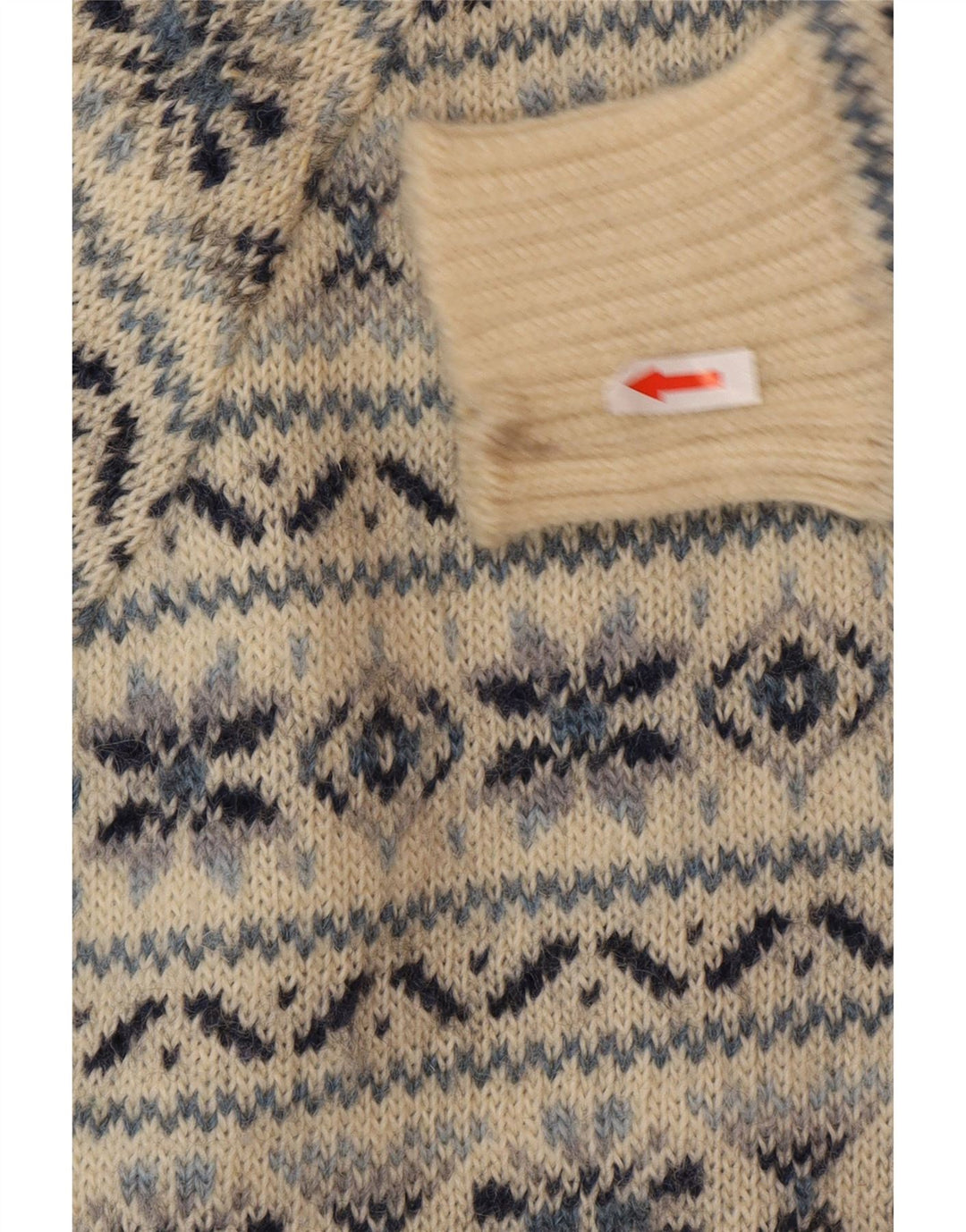 Мужской свитер с круглым вырезом Silvy IT 48 Medium Beige Fair Isle